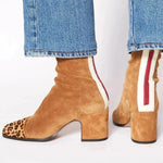 Grimburga – Wildleder-Stiefeletten mit Absatz von Amora Bern, Ansicht 13