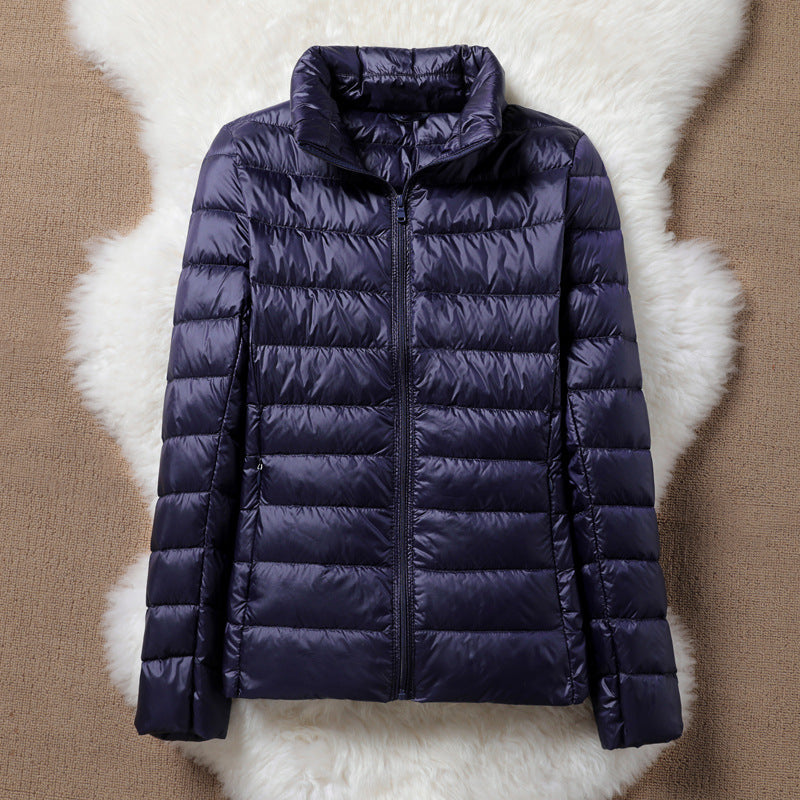 Irmburg – Übergangsjacke in Marineblau von Amora Bern, Ansicht 2