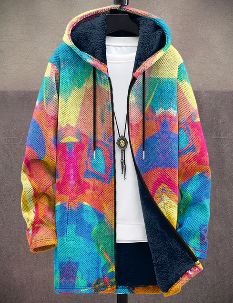 Tessa™ | Unisex-Kapuzenjacke, inspiriert von luxuriöser Kunst