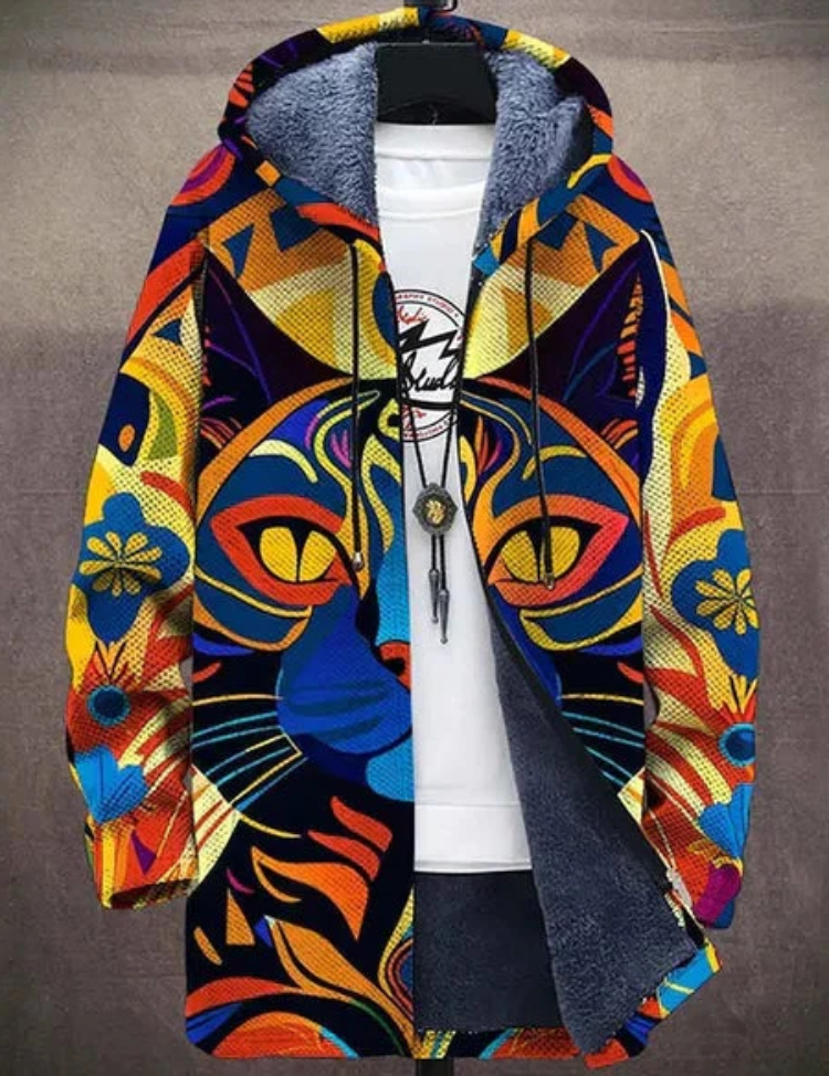 Tiago™ | Unisex-Kapuzenjacke, inspiriert von luxuriöser Kunst