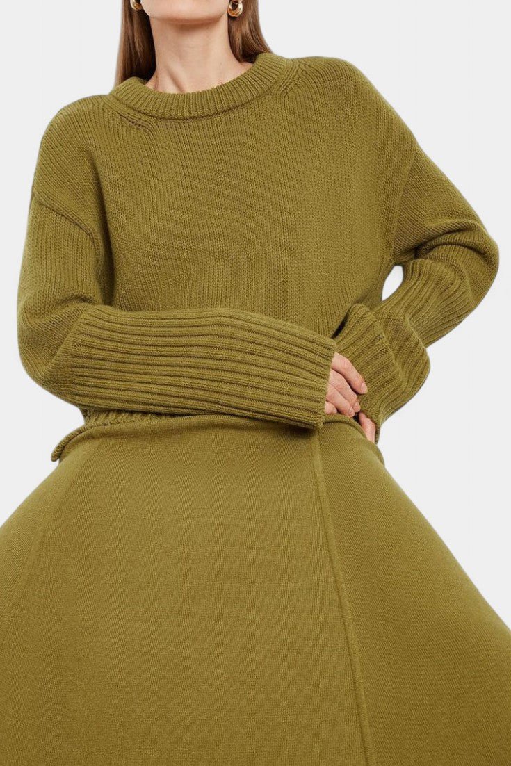 Frideborg – Strickpullover & Maxirock Set von Amora Bern, Ansicht 2