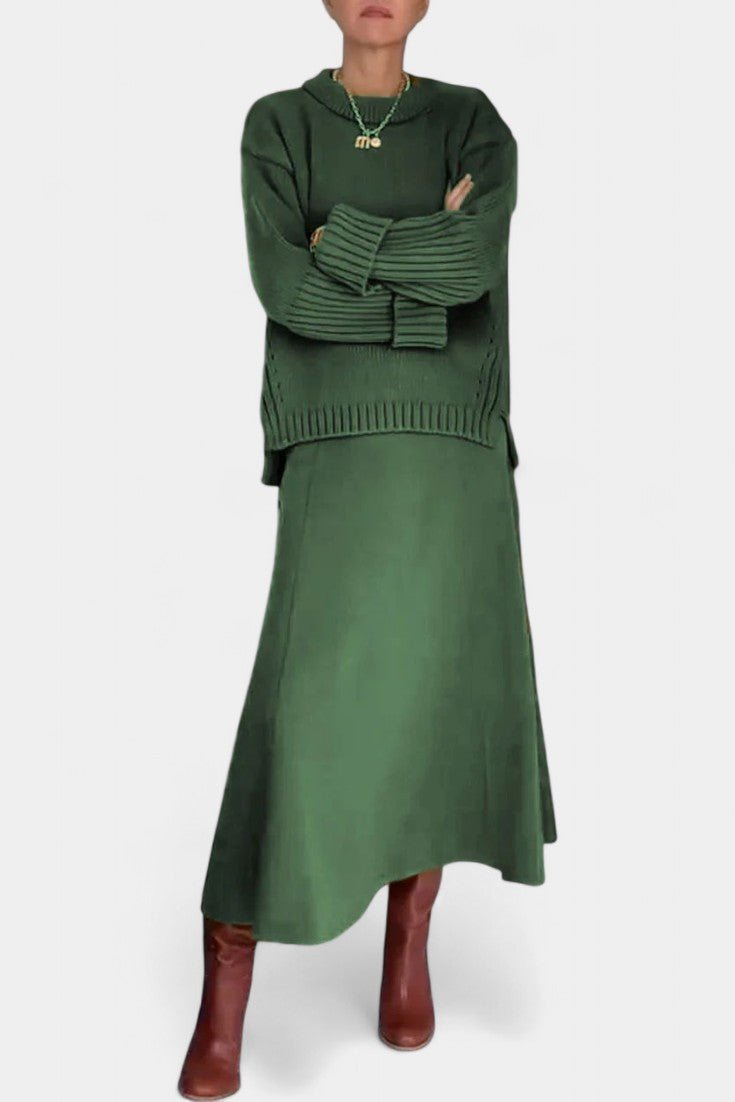Frideborg – Strickpullover & Maxirock Set von Amora Bern, Ansicht 9