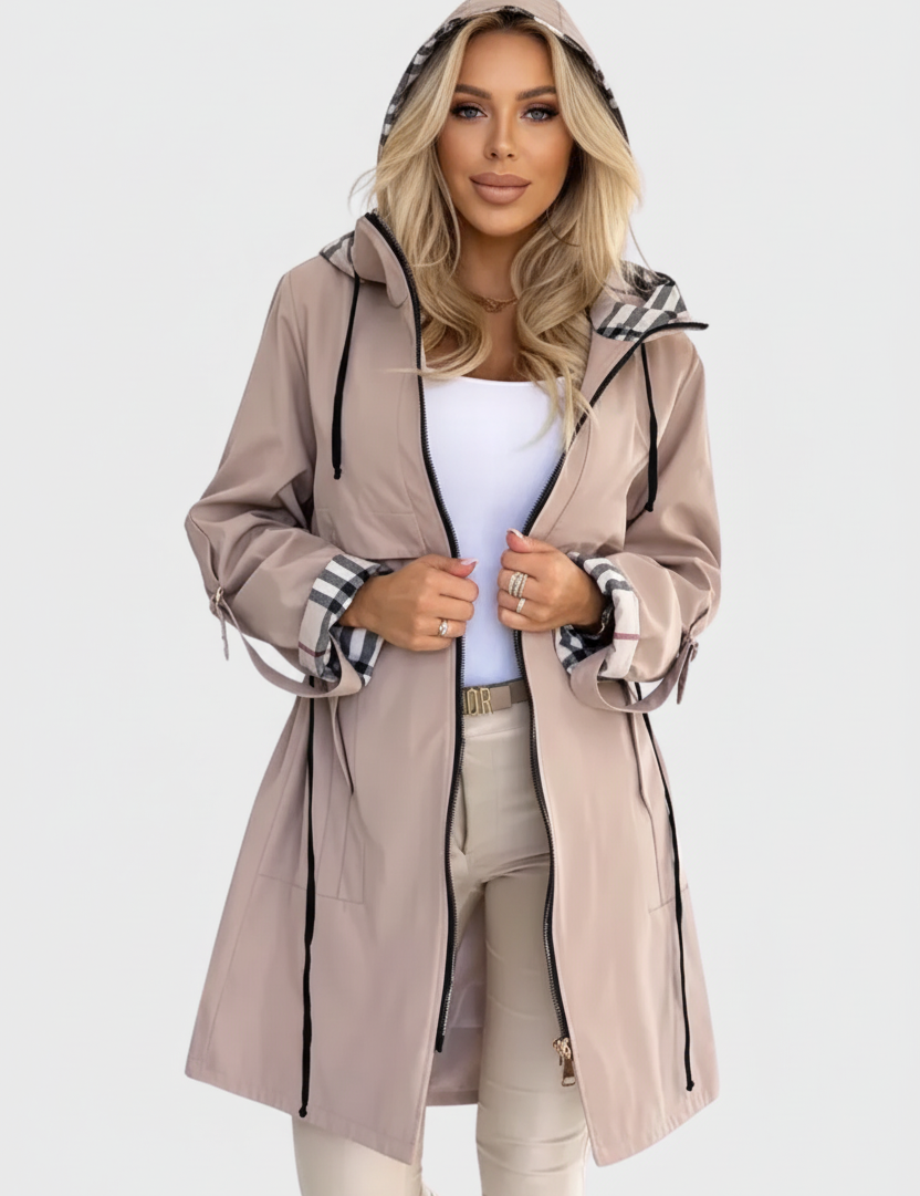 MANTEL ÉLISE MIT REISSVERSCHLUSS