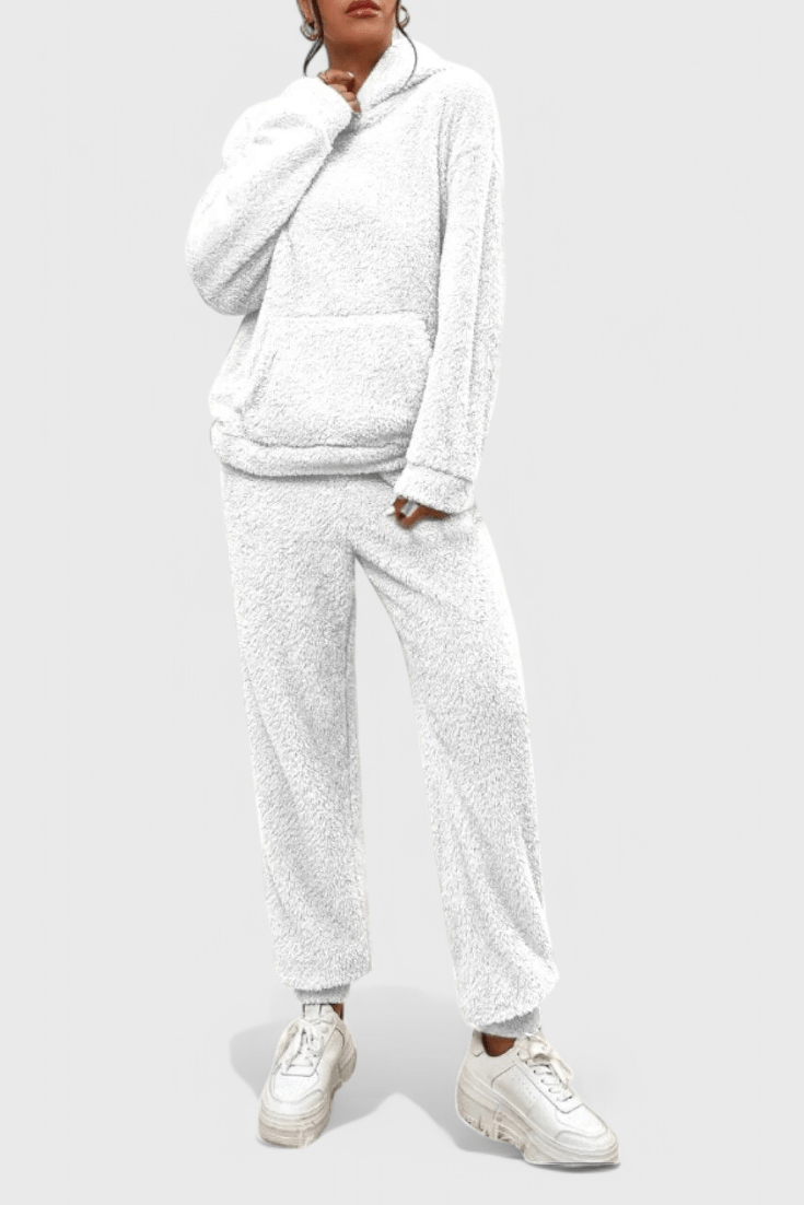 Jutgard – Teddy-Kapuzenpullover & Hose Set von Amora Bern, Ansicht 12