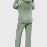 Jutgard – Teddy-Kapuzenpullover & Hose Set von Amora Bern, Ansicht 2