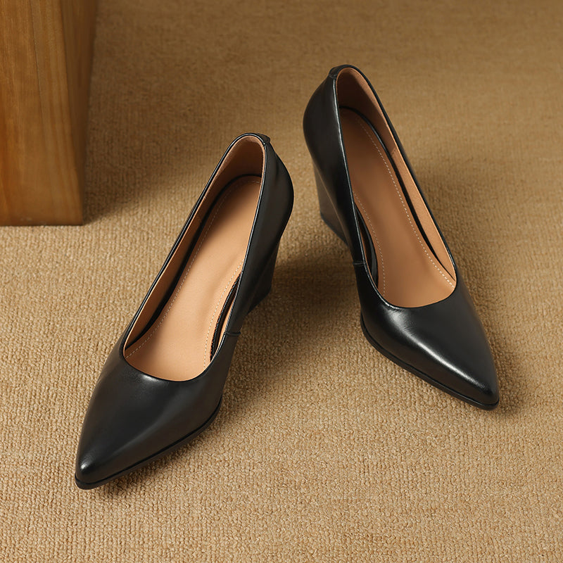 Liselotte – Spitze Pumps mit breitem Blockabsatz von Amora Bern, Ansicht 11