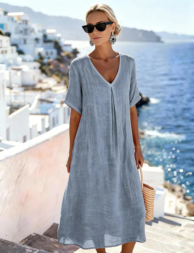Wrenley™ | Lässiges, locker sitzendes Maxikleid