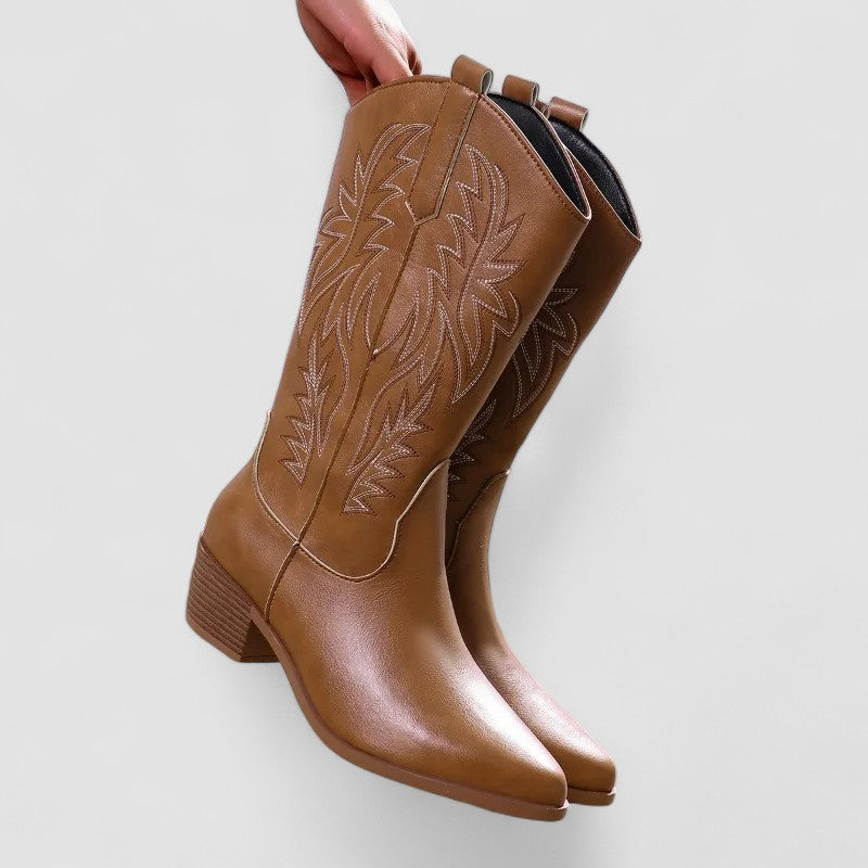 Godelinde – Bestickte Western-Stiefel von Amora Bern, Ansicht 9