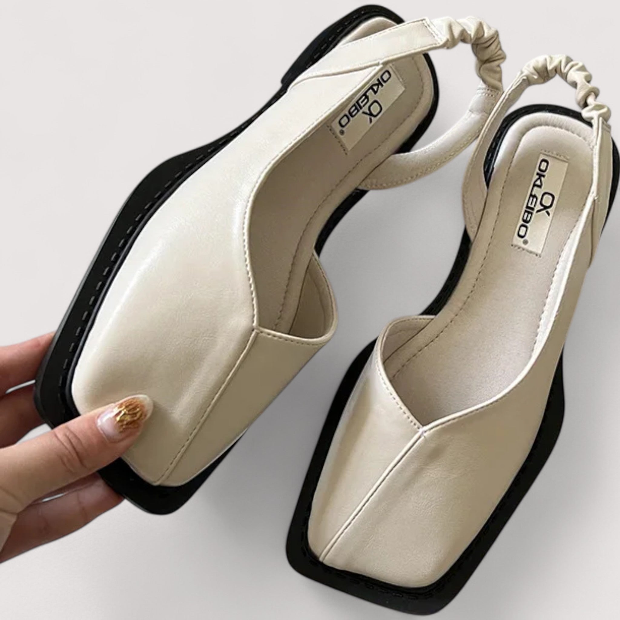 Freya™ Slingback-Sandalen mit eckiger Zehe, Vorderansicht