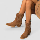 Aurelinde – Bestickte Western-Stiefeletten von Amora Bern, Ansicht 4
