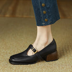 Emilia – T-Steg-Schuhe im Vintage-Stil von Amora Bern, Ansicht 5
