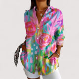 Annika™ | Bunte Bluse mit Druck