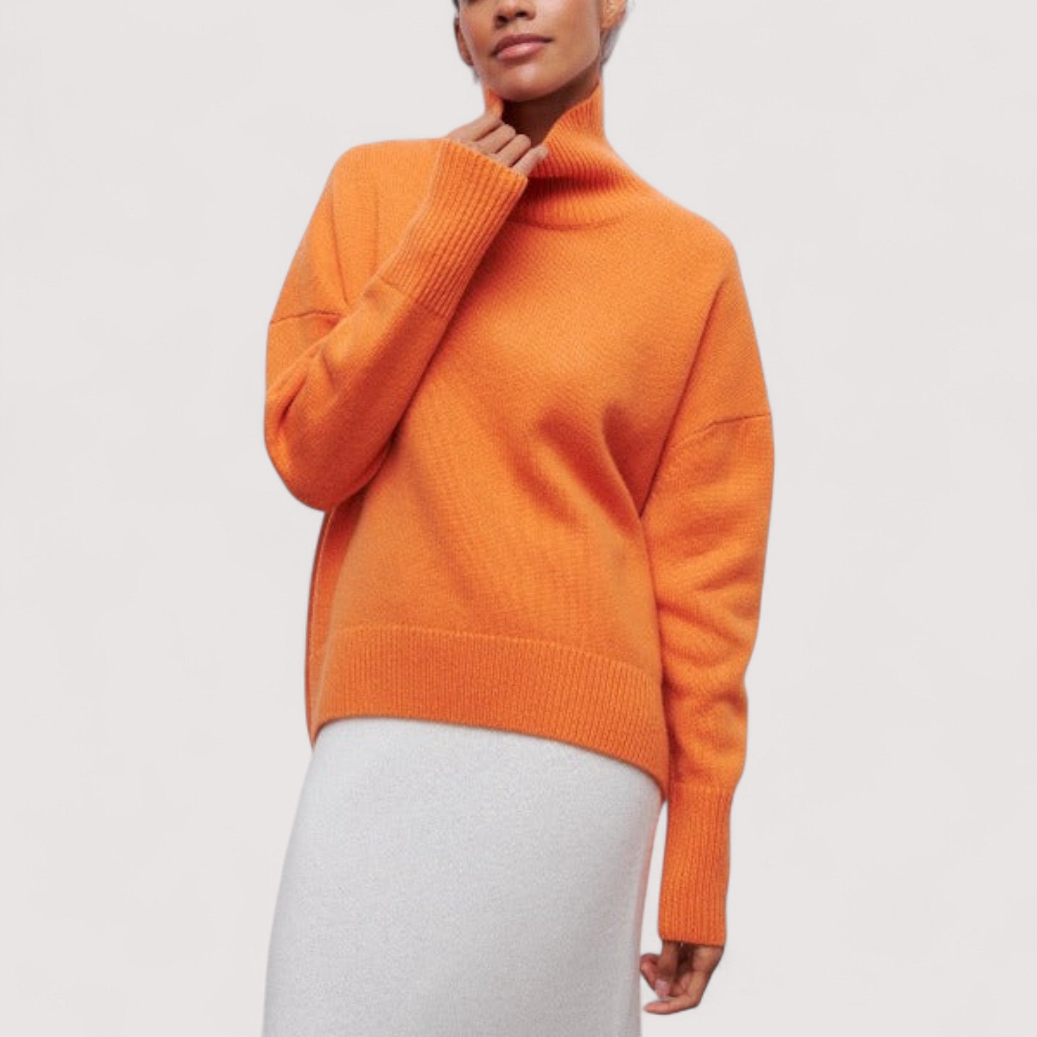 Katrielle™ | Pullover mit hohem Kragen