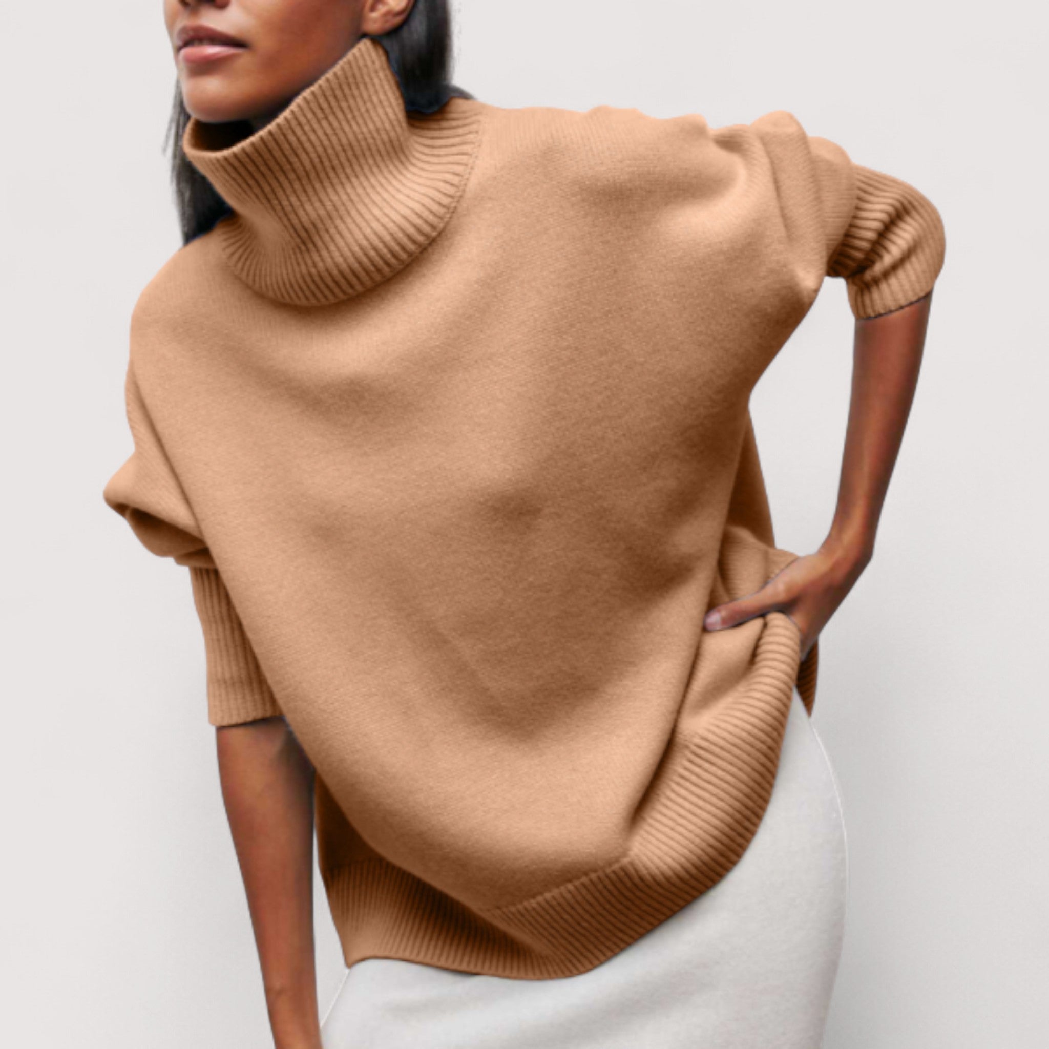 Katrielle™ | Pullover mit hohem Kragen