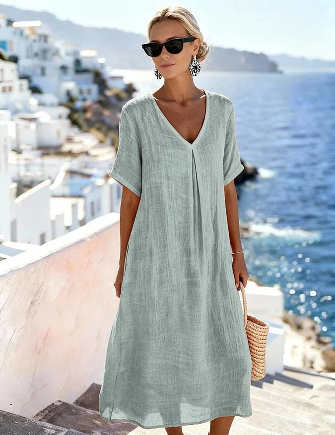 Wrenley™ | Lässiges, locker sitzendes Maxikleid