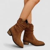 Berthegunde – Western-Stiefeletten mit gerafftem Schaft von Amora Bern, Ansicht 8