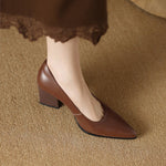 Liselotte – Spitze Pumps mit breitem Blockabsatz von Amora Bern, Ansicht 6
