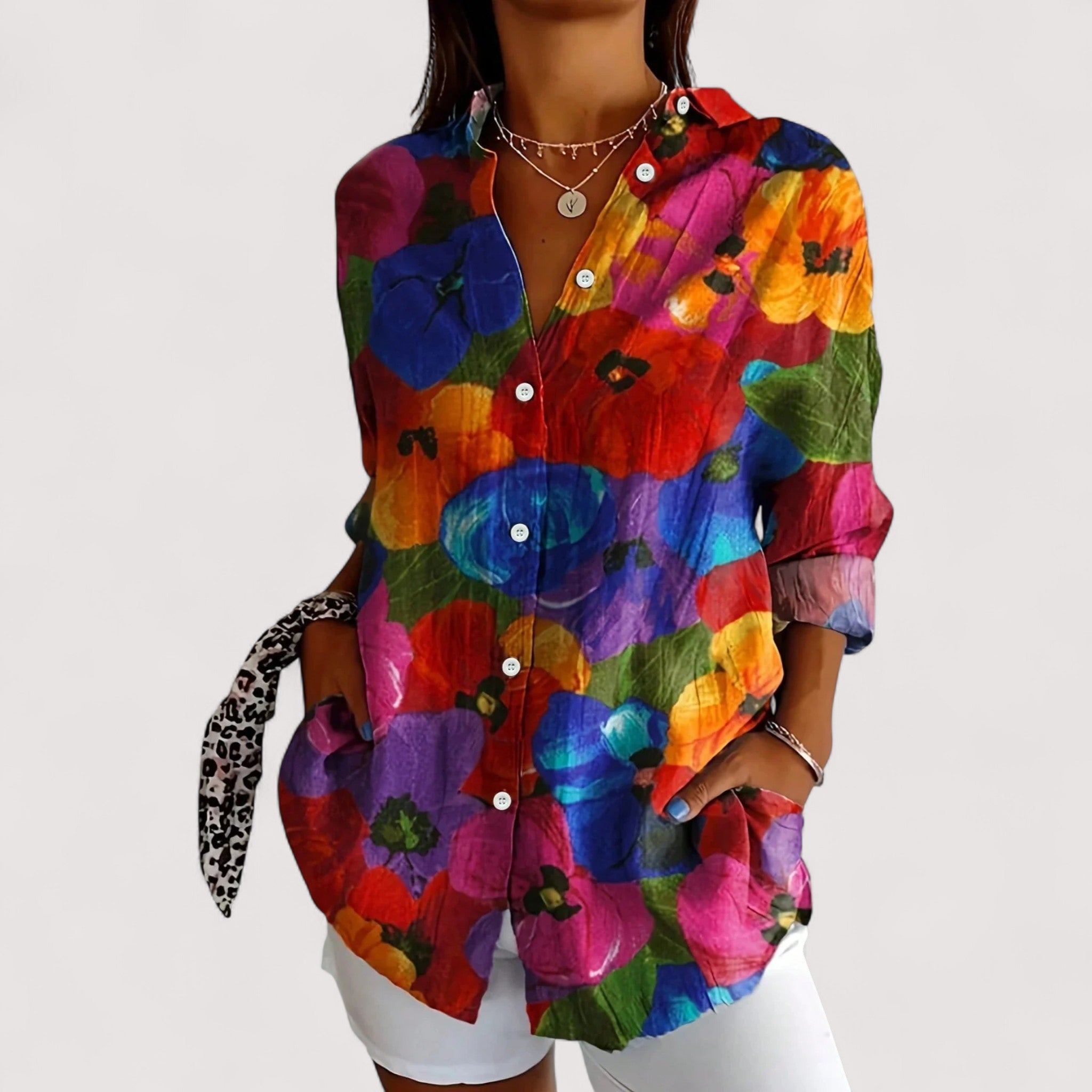 Annika™ | Bunte Bluse mit Druck