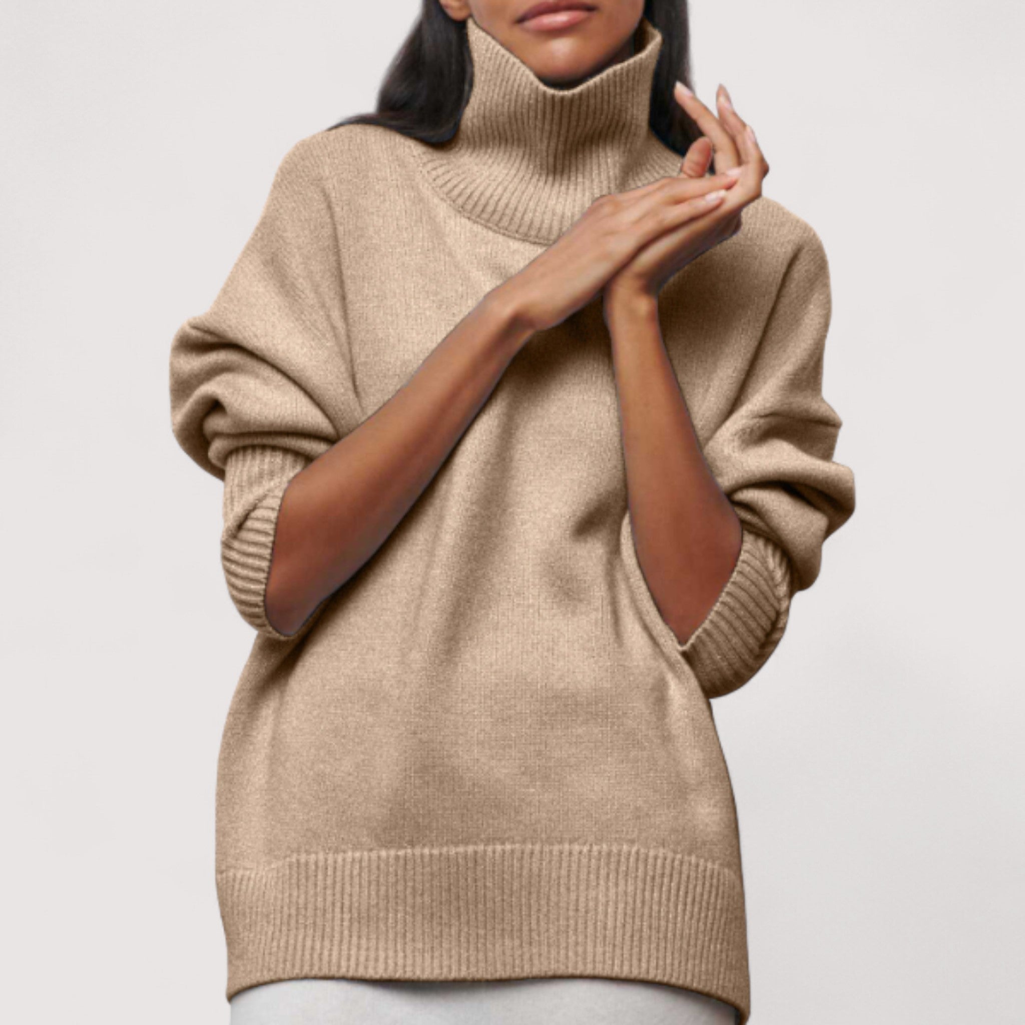 Katrielle™ | Pullover mit hohem Kragen