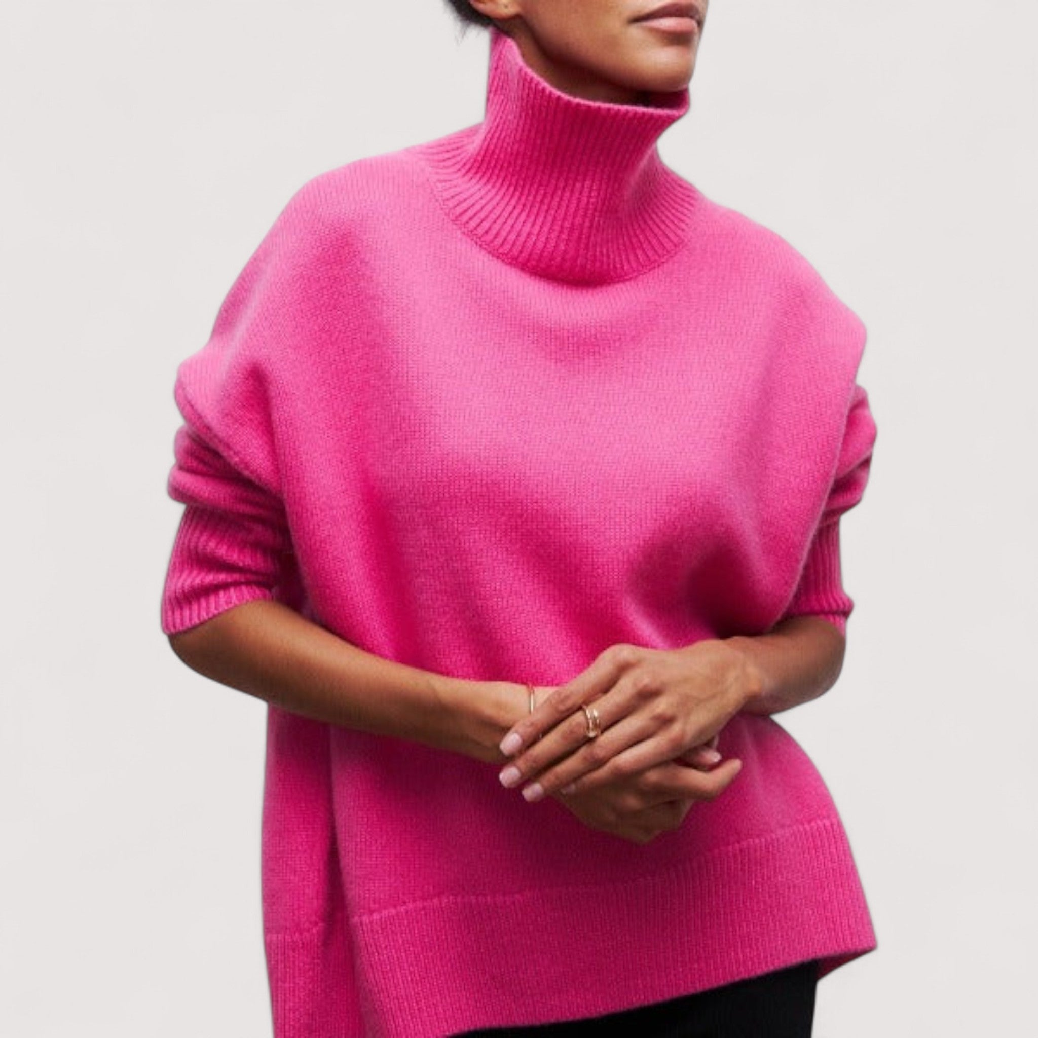 Katrielle™ | Pullover mit hohem Kragen