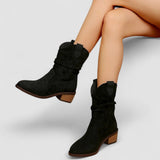 Berthegunde – Western-Stiefeletten mit gerafftem Schaft von Amora Bern, Ansicht 6