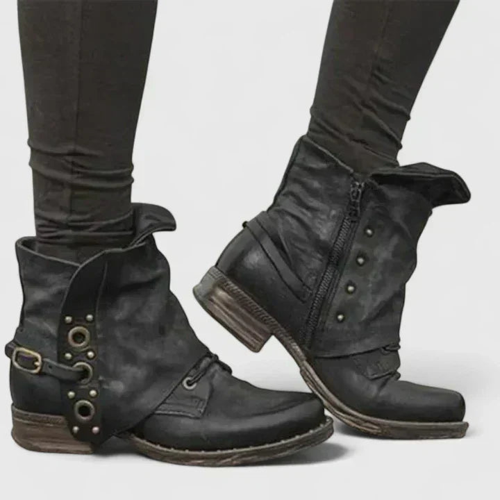 Rothaide – Orthopädische Stiefeletten mit Fussgewölbestütze von Amora Bern, Ansicht 5
