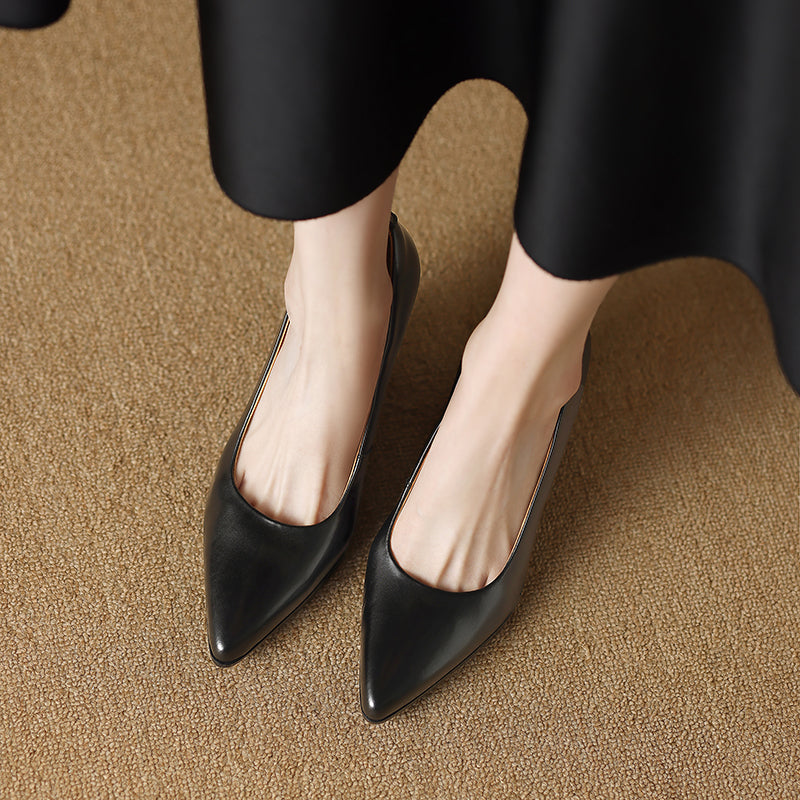 Liselotte – Spitze Pumps mit breitem Blockabsatz von Amora Bern, Ansicht 10