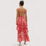 Graziella™ | Midi-Kleid mit Blumenmuster