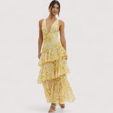 Graziella™ | Midi-Kleid mit Blumenmuster