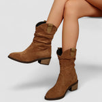 Berthegunde – Western-Stiefeletten mit gerafftem Schaft von Amora Bern