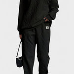 Hadwiga – Zopfmusterpullover & Hose Set von Amora Bern