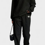 Hadwiga – Zopfmusterpullover & Hose Set von Amora Bern