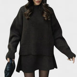 Agilinde – Longline-Strickpullover & Rock Set von Amora Bern, Ansicht 13