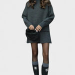 Agilinde – Longline-Strickpullover & Rock Set von Amora Bern, Ansicht 16