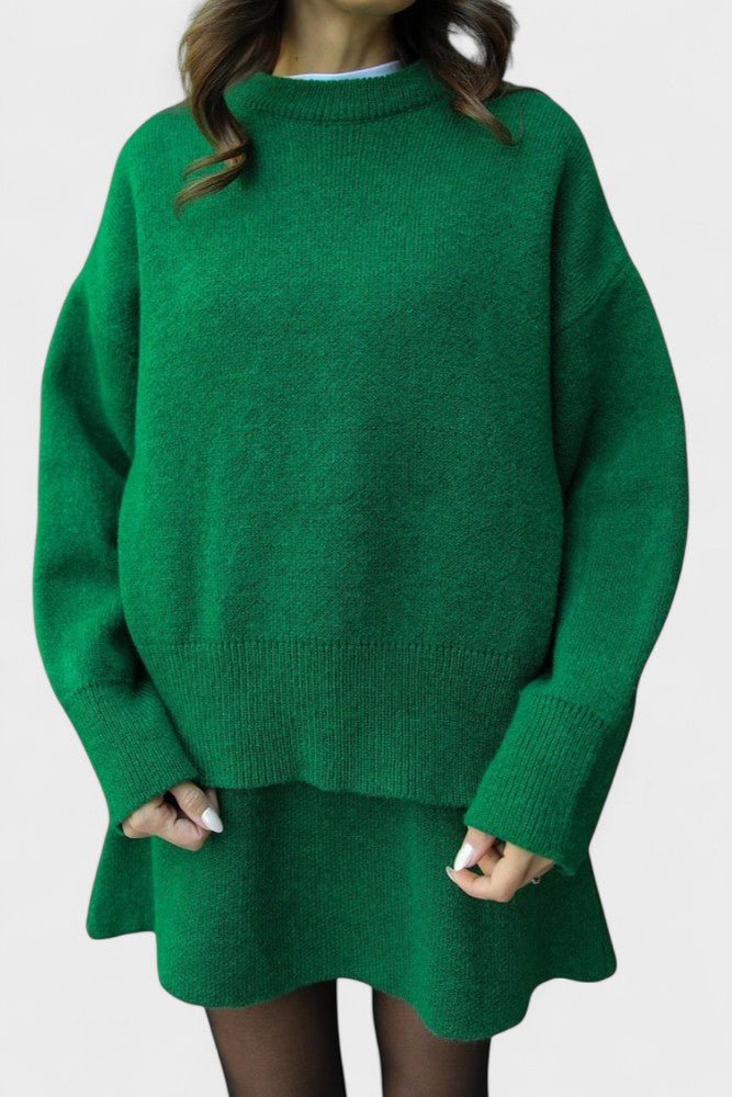 Agilinde – Longline-Strickpullover & Rock Set von Amora Bern, Ansicht 18