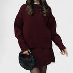 Agilinde – Longline-Strickpullover & Rock Set von Amora Bern, Ansicht 3