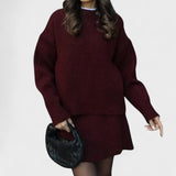 Agilinde – Longline-Strickpullover & Rock Set von Amora Bern, Ansicht 3