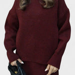 Agilinde – Longline-Strickpullover & Rock Set von Amora Bern, Ansicht 4