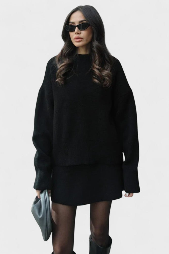 Agilinde – Longline-Strickpullover & Rock Set von Amora Bern, Ansicht 5