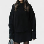 Agilinde – Longline-Strickpullover & Rock Set von Amora Bern, Ansicht 5