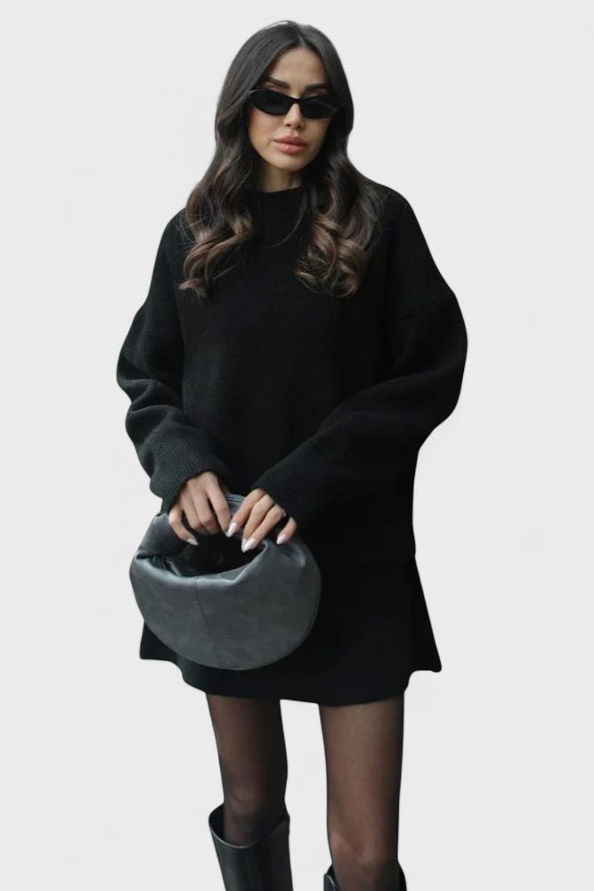 Agilinde – Longline-Strickpullover & Rock Set von Amora Bern, Ansicht 6