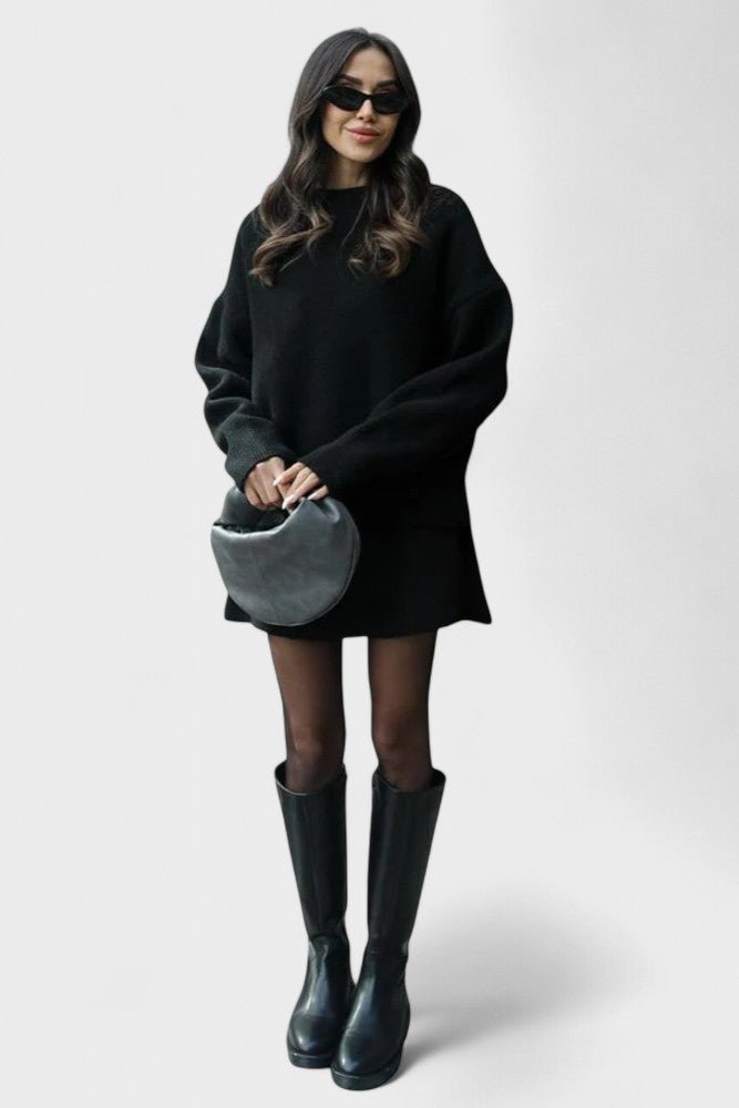 Agilinde – Longline-Strickpullover & Rock Set von Amora Bern, Ansicht 8