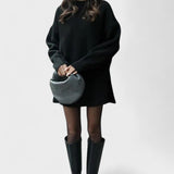 Agilinde – Longline-Strickpullover & Rock Set von Amora Bern, Ansicht 8