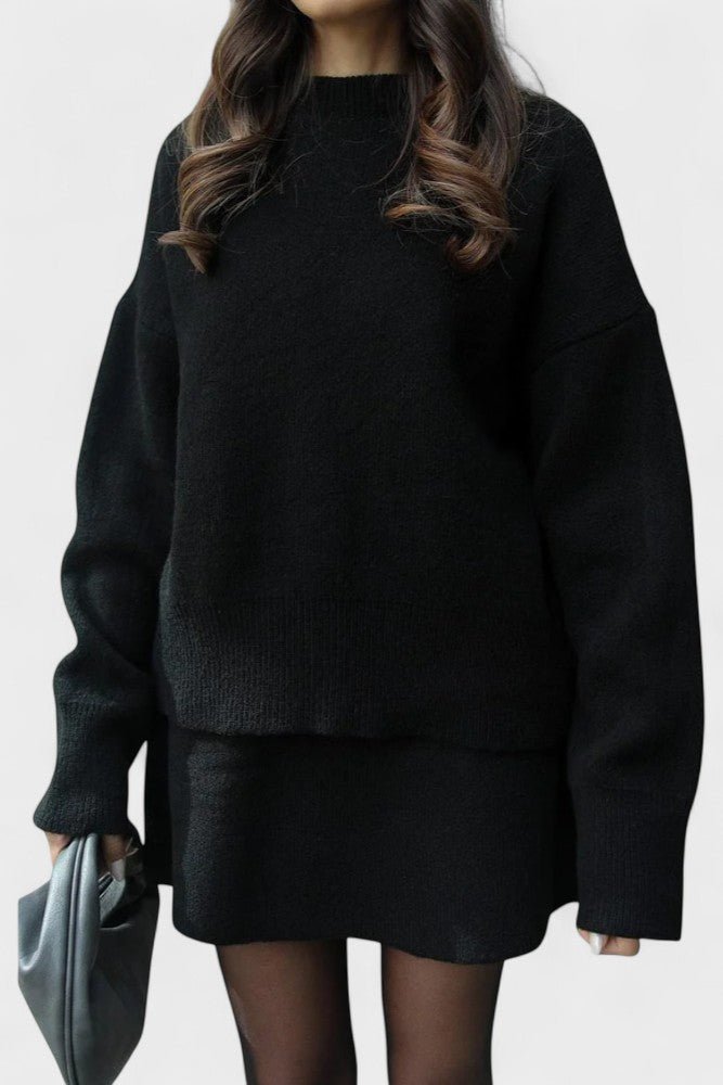 Agilinde – Longline-Strickpullover & Rock Set von Amora Bern, Ansicht 9