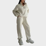 Senna - Sportliches Loungeset mit Reißverschlusskragen