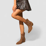 Aurelinde – Bestickte Western-Stiefeletten von Amora Bern, Ansicht 3