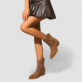 Aurelinde – Bestickte Western-Stiefeletten von Amora Bern, Ansicht 3