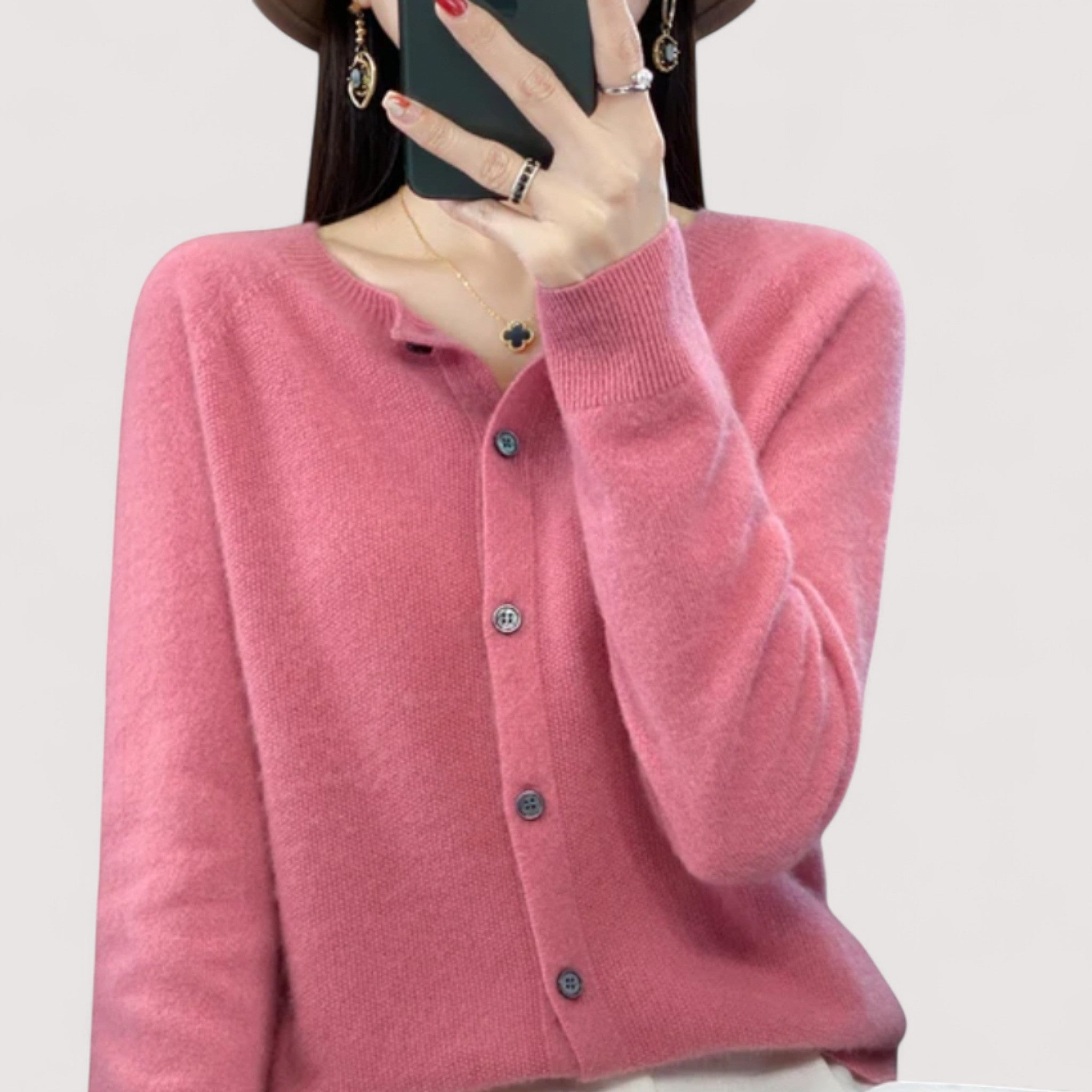 Darija™ – Weicher Cardigan mit Knöpfen