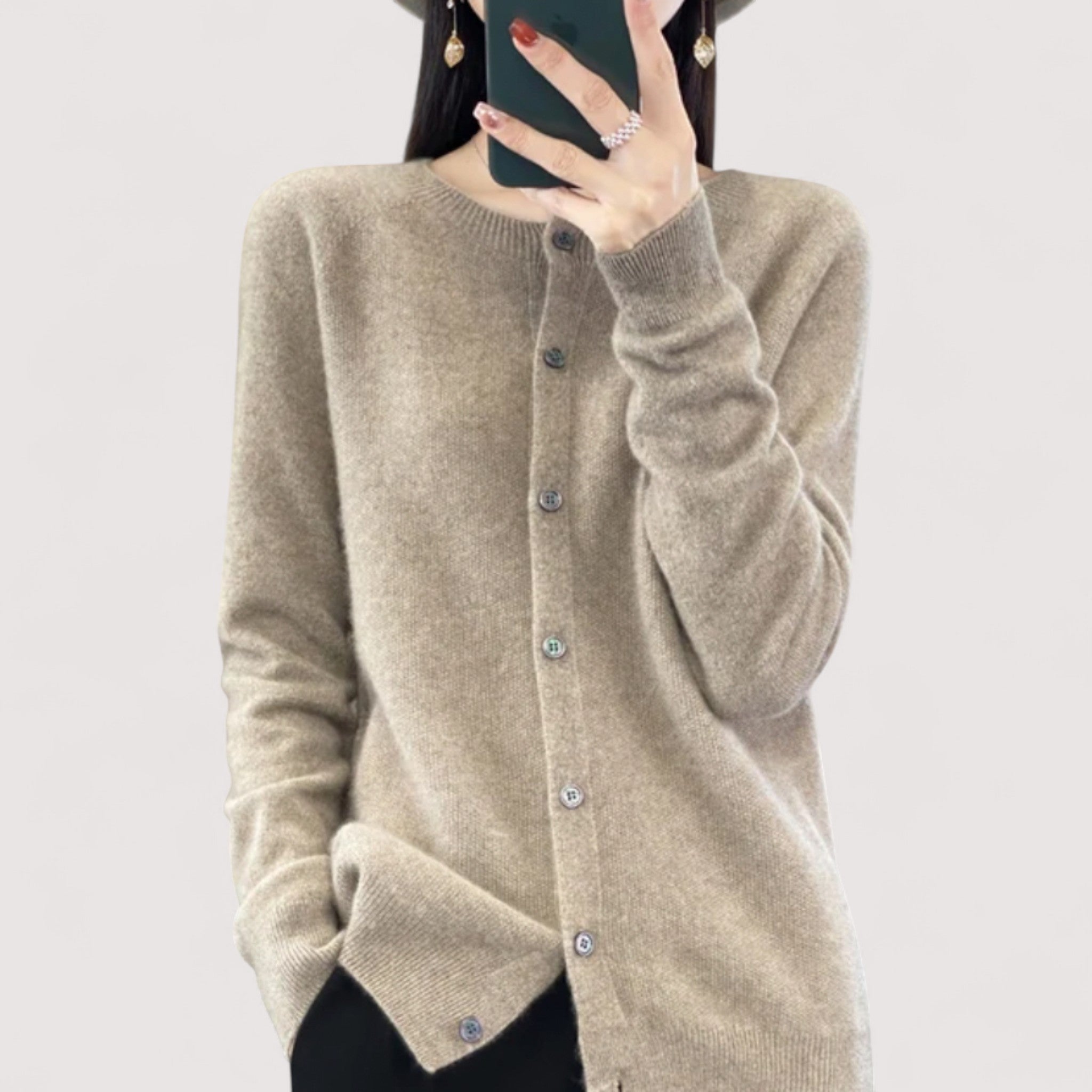 Darija™ – Weicher Cardigan mit Knöpfen