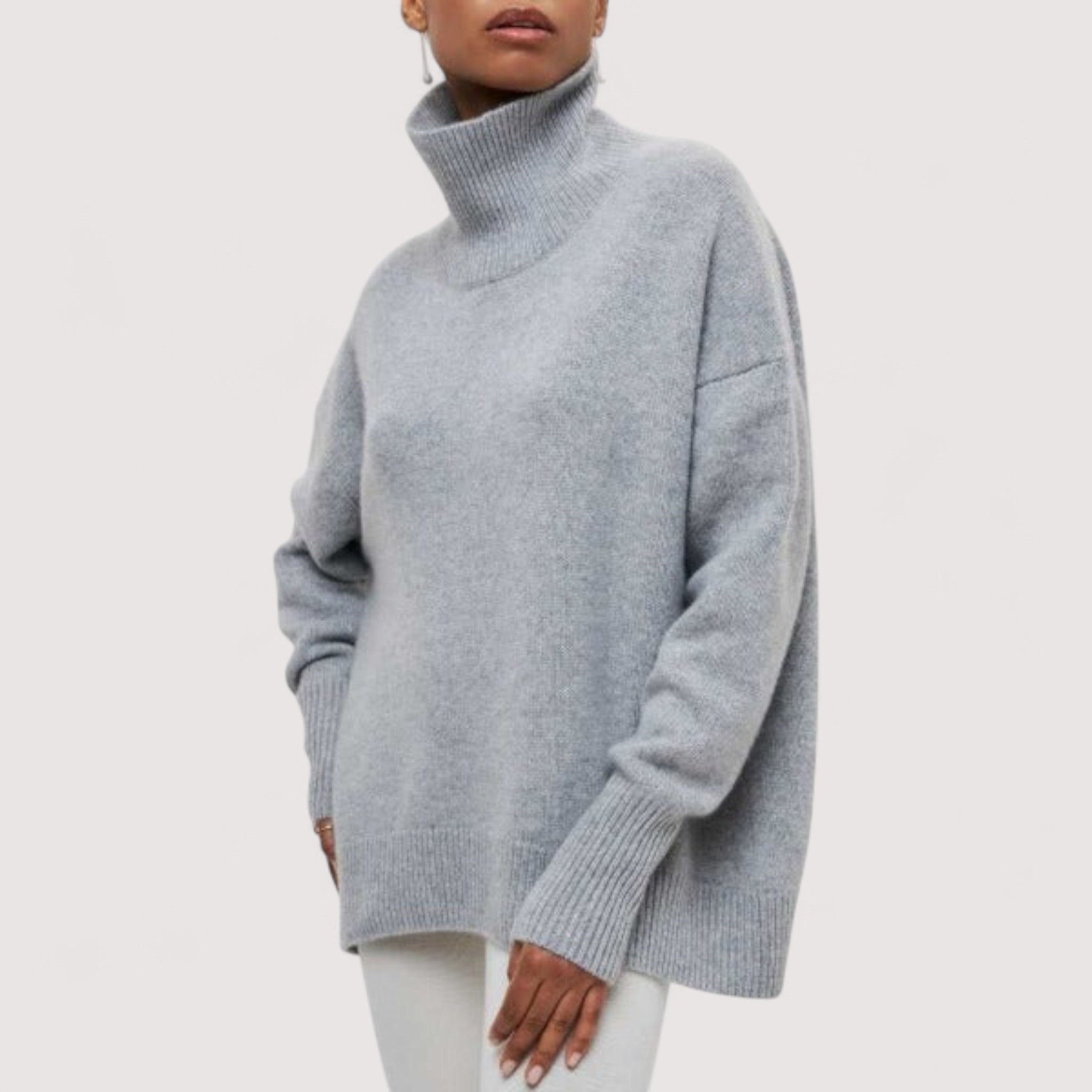 Katrielle™ | Pullover mit hohem Kragen